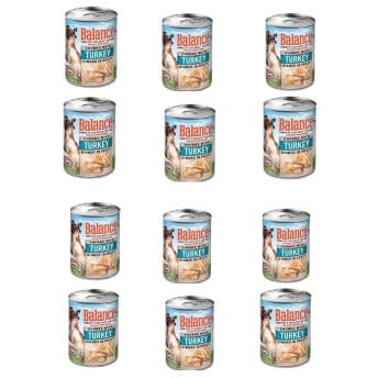 Balance+ Dog Food - Turkey In Gravy - 410g - For All Dog Stages X12
