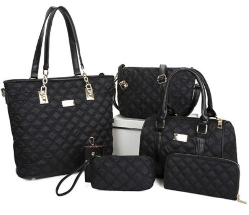 6-set Classic Bag-black