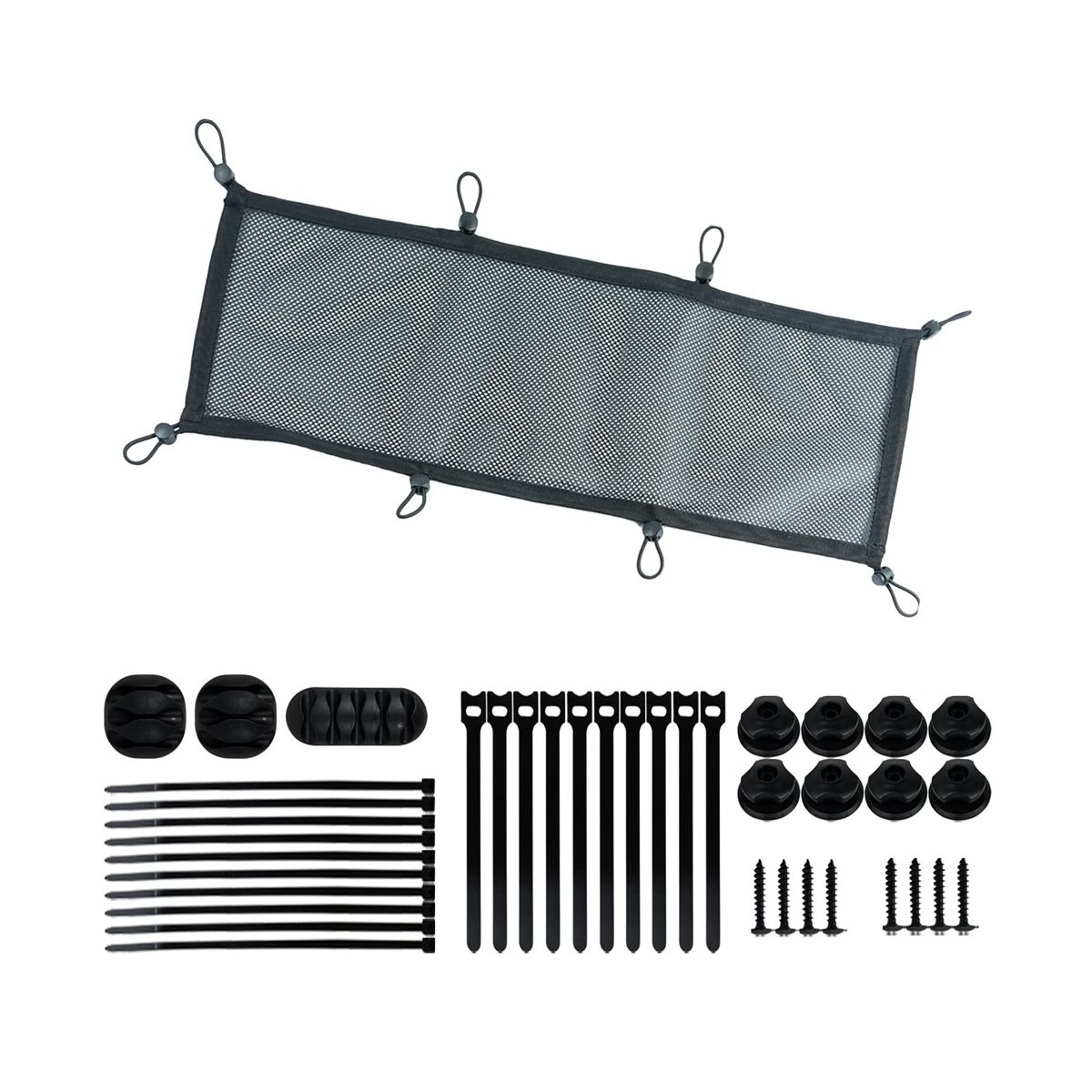 Net Under Desk, Extra Cable Net, Flexible Privacy Mesh