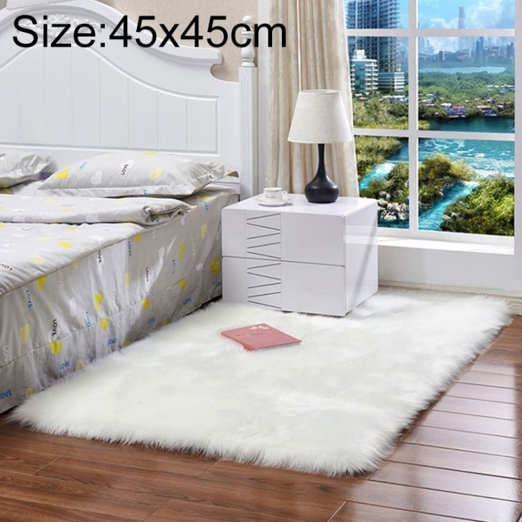 Artificial Wool Sheepskin Fluffy Rug Fur Carpet