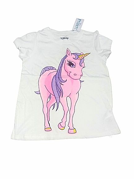 Girls Unicorn Characters White Top