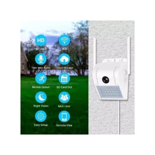 Wireless Wifi Ip Camera Cctv Wall Lamp Street Light Camera P2p Outdoor Camera