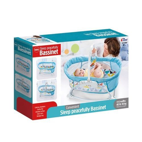 Sleep Peacefully Rocker Bassinet With Mosquito Net
