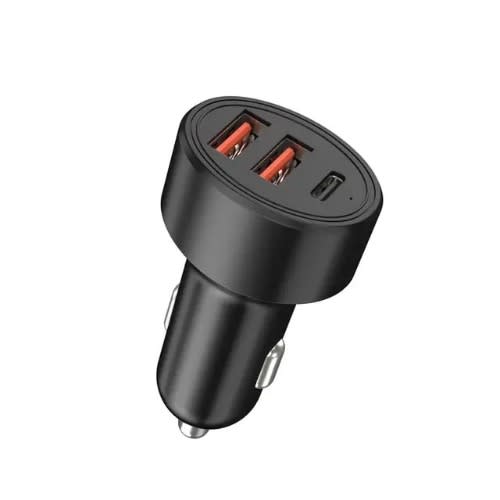 Multi-ports Fast Car Charger Ultra 32w With Dual Usb+pd Ports