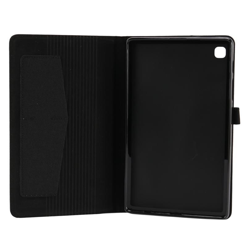 for Samsung Galaxy Tab A7 Lite 8.7 Inch 2021 (Sm-T220 / T225) Protective Case Back Cover Bracket with Pocket Black