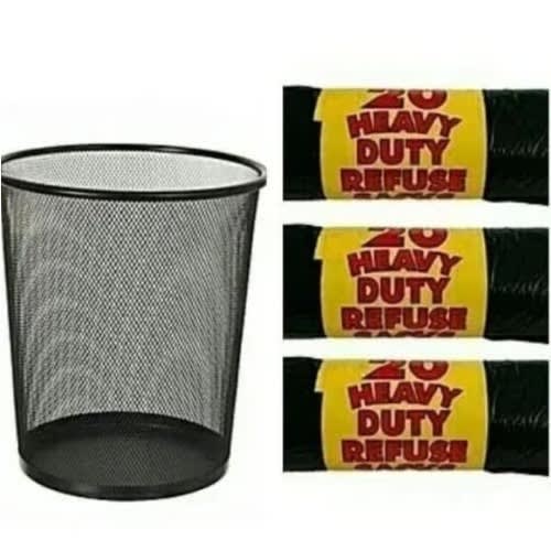 Waste Bin + 3 Pieces Of Rubbish Nylon