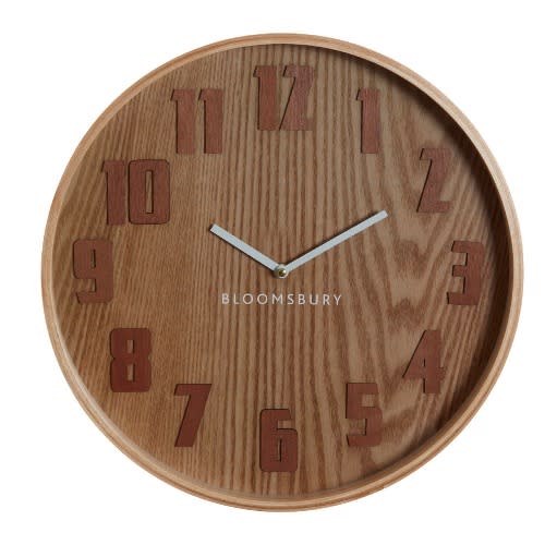 40 Cm Wall Clock - Brown