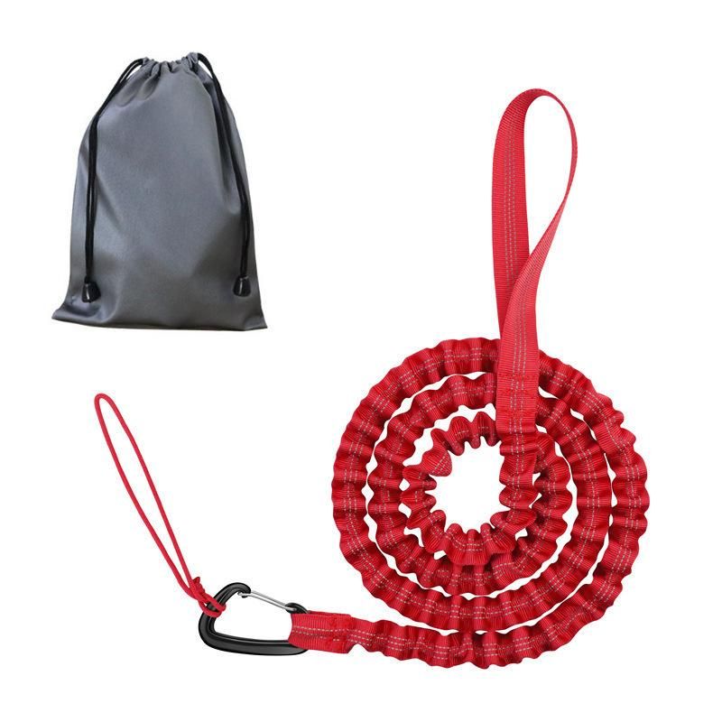 Nylon Elastic Bicycle Traction Belt Rope MTB Bike Parent-child Towing Rope Ebike Safety Equipment Outdoor Tool Bike Attachment