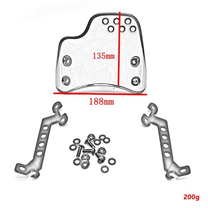 Motorbike Wind Screen For Ducati Scrambler 400 800 2015-2020 Silver