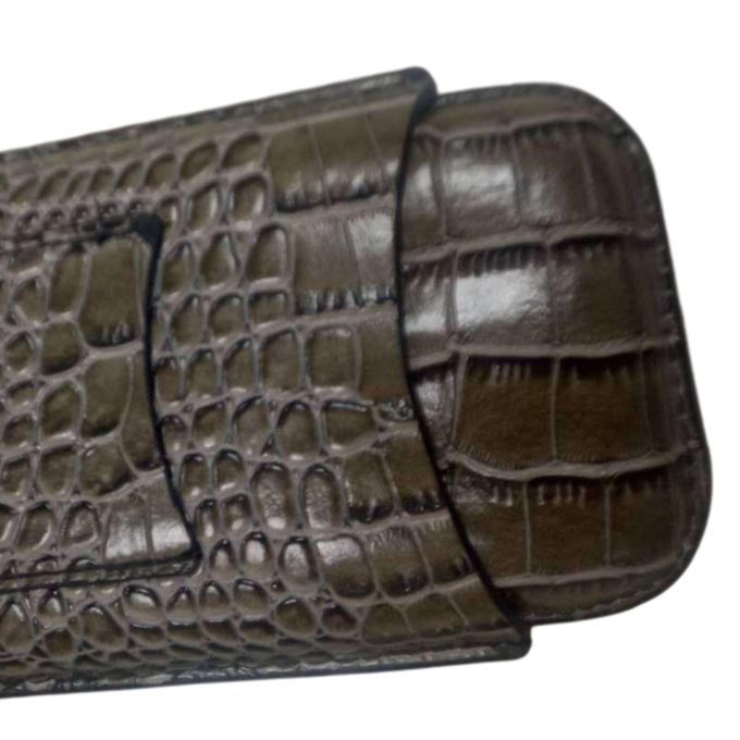 2 Tube Leather  Humidor  Accessories  Case For Birthday