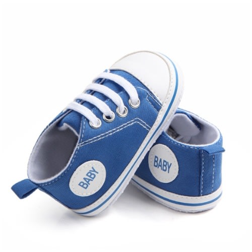 Unisex Newborn Baby Soft Soles Crib Sneakers - Blue