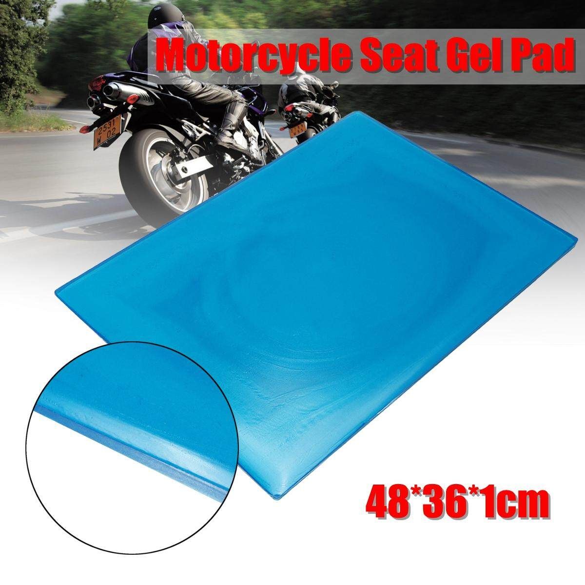 Comfort Motorcycle Seat Fiber Pad Shock Absorption Mats Cushion 48*36*1cm 48*35*1