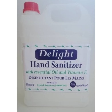 Delight Hand Sanitizer - 5 Litres