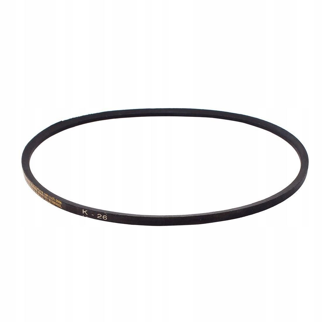 Rubber K Type K26 Machine Transmission Drive V Belt Black