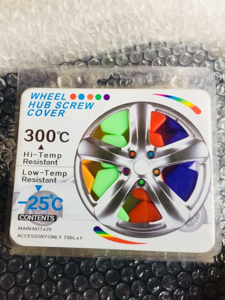 High Quality Silicone Wheel Nut Cover Green