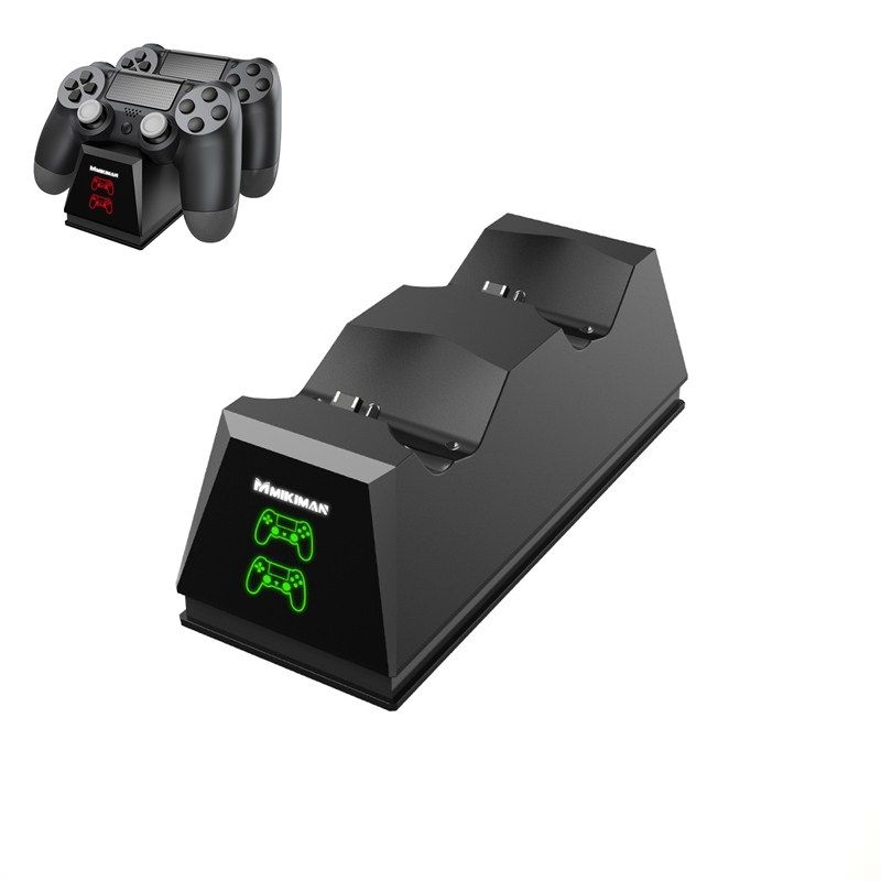 Mikiman Suitable For PS4 Dual Gamepad Charger Base