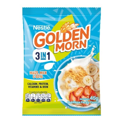 Golden Morn Cereal 3 In 1 - 45g X 10 Pcs