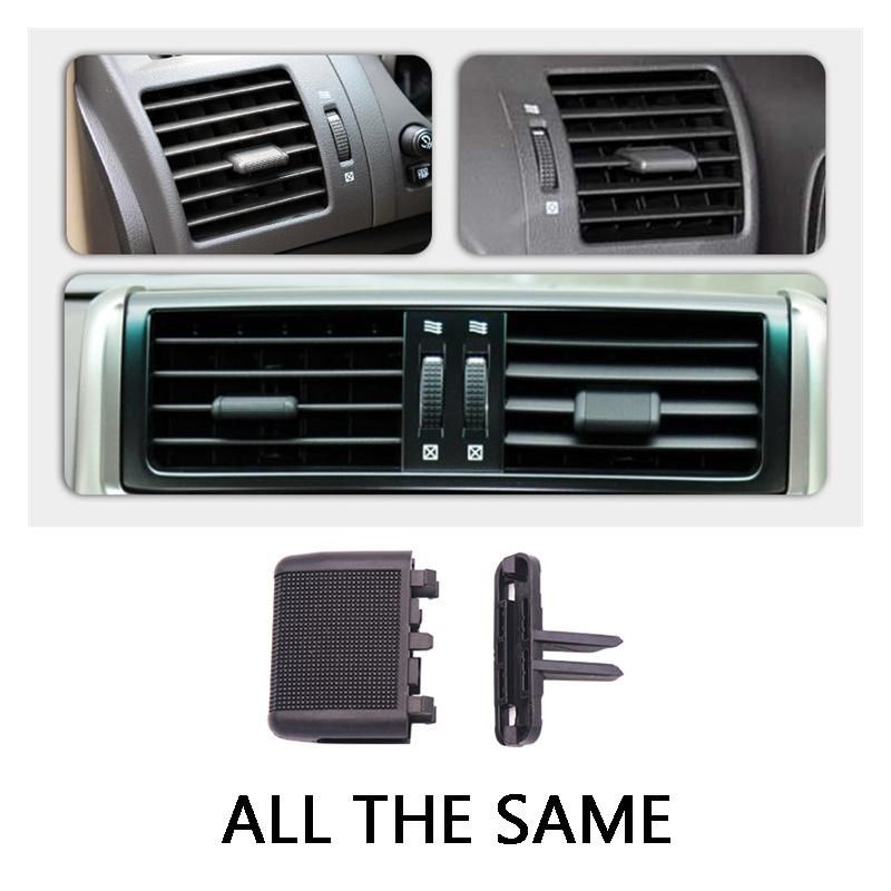 Air Conditioning Vent Toggle Piece Outlet Card Pad Clip Wind Direction Adjustment Plectrum Knob For Toyota Prado LC150
