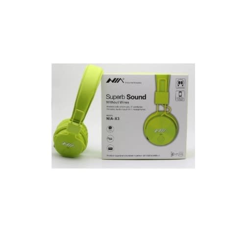 X3 4 In 1 Bluetooth Stereo Headset - Light Green