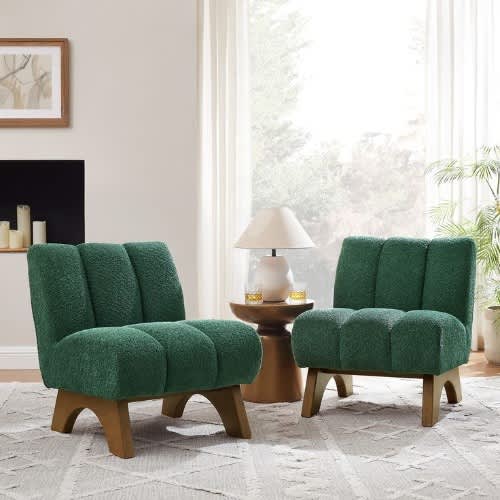 Modular Armless Chair- 2 Single Seat