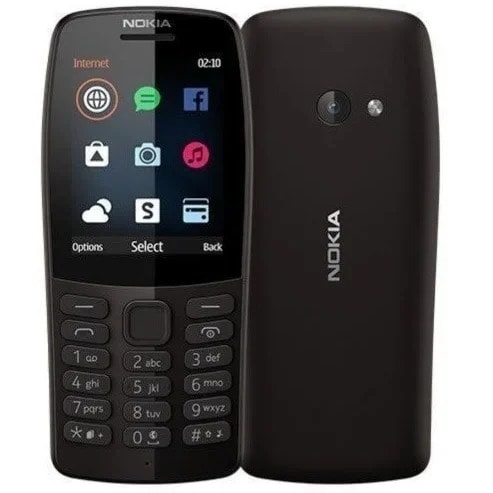 210 - Dual Sim - 2.4" - Opera Mini - Camera - Torch - Fm Radio Phone - 1020mah - Black