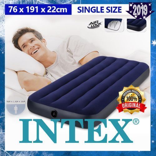 Outdoor Camping Inflatable Mattress + Free Air Pump.