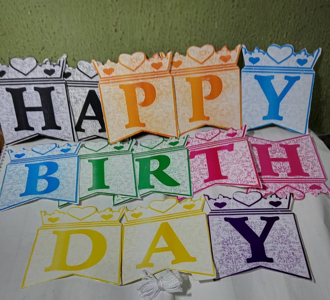 Beautiful HAPPY BIRTHDAY Party Banner "Decorate Event"