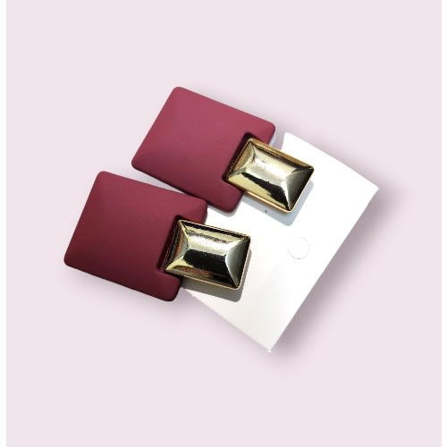 Drop Square Ear Rings