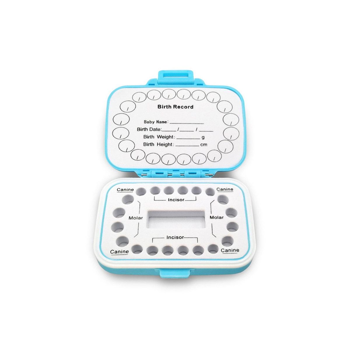 Baby Teeth Keepsake Box for Babies Kids Teeth Storage Box Children Teeth Holder Organizer Baby Hair Container Baby Shower & Birthday Gift