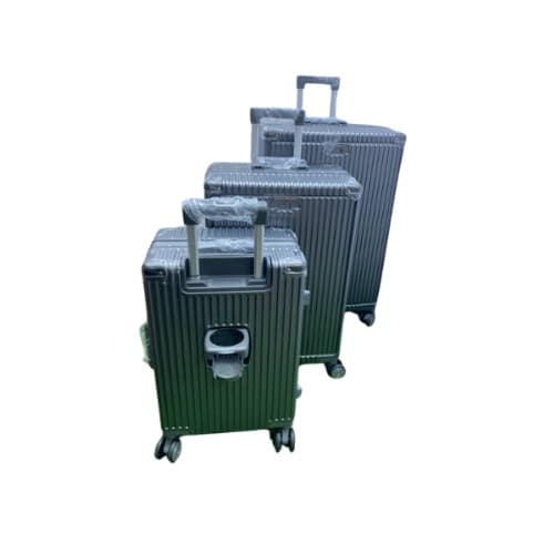 3 Set  Aluminum Luggage - 28/ 24 And 20"