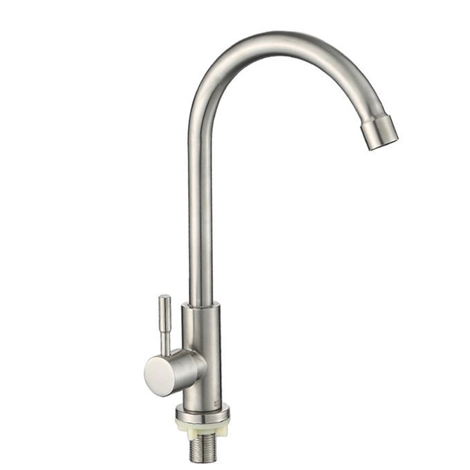 Cold Water Faucet Zinc Alloy/Stainless Steel Single Handle