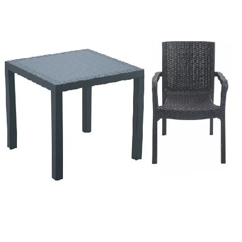 Rattan Outdoor Dinning Table And Chairs Set