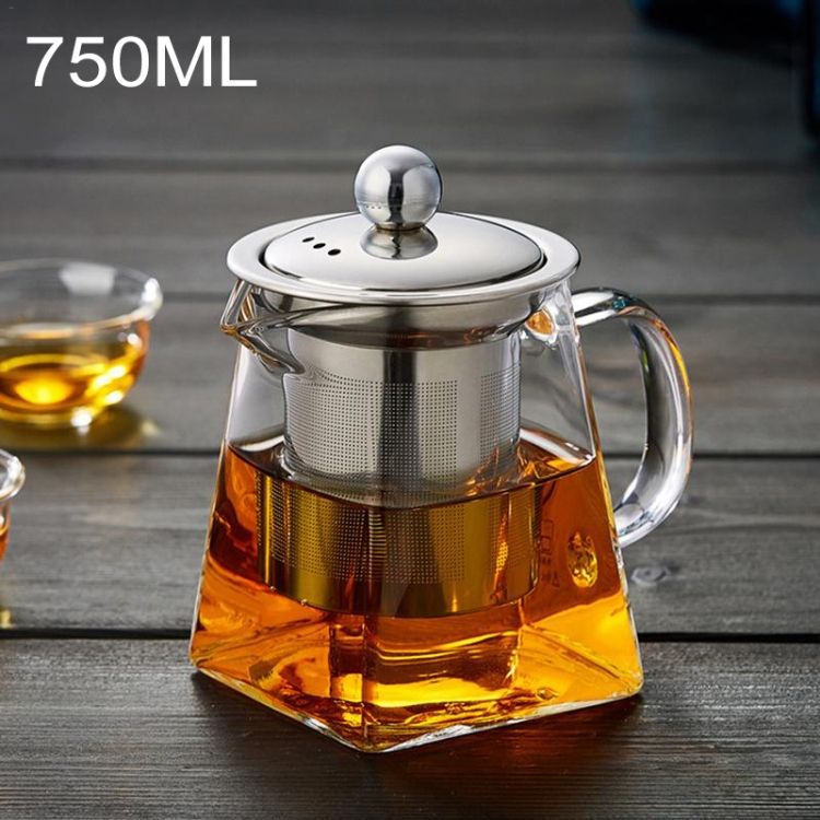 Glass Filter Tea Pot