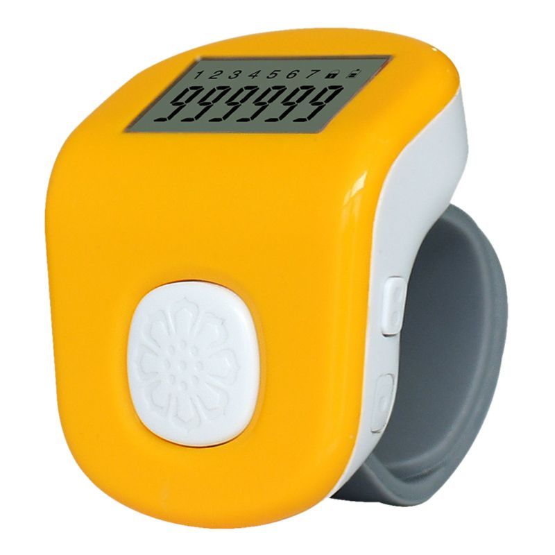 6 Digital Rechargeable Hand Tally Counter 7 Channels LED