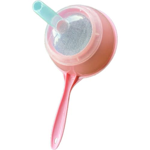 Plastic Funnel And Sieve 2in1 - Pink