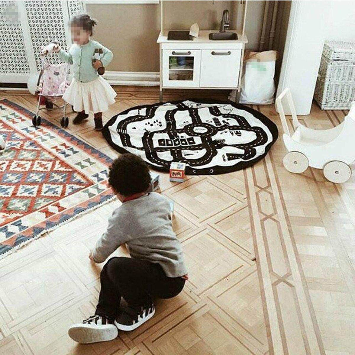 Kids Toy Storage Bag Pad Playmats