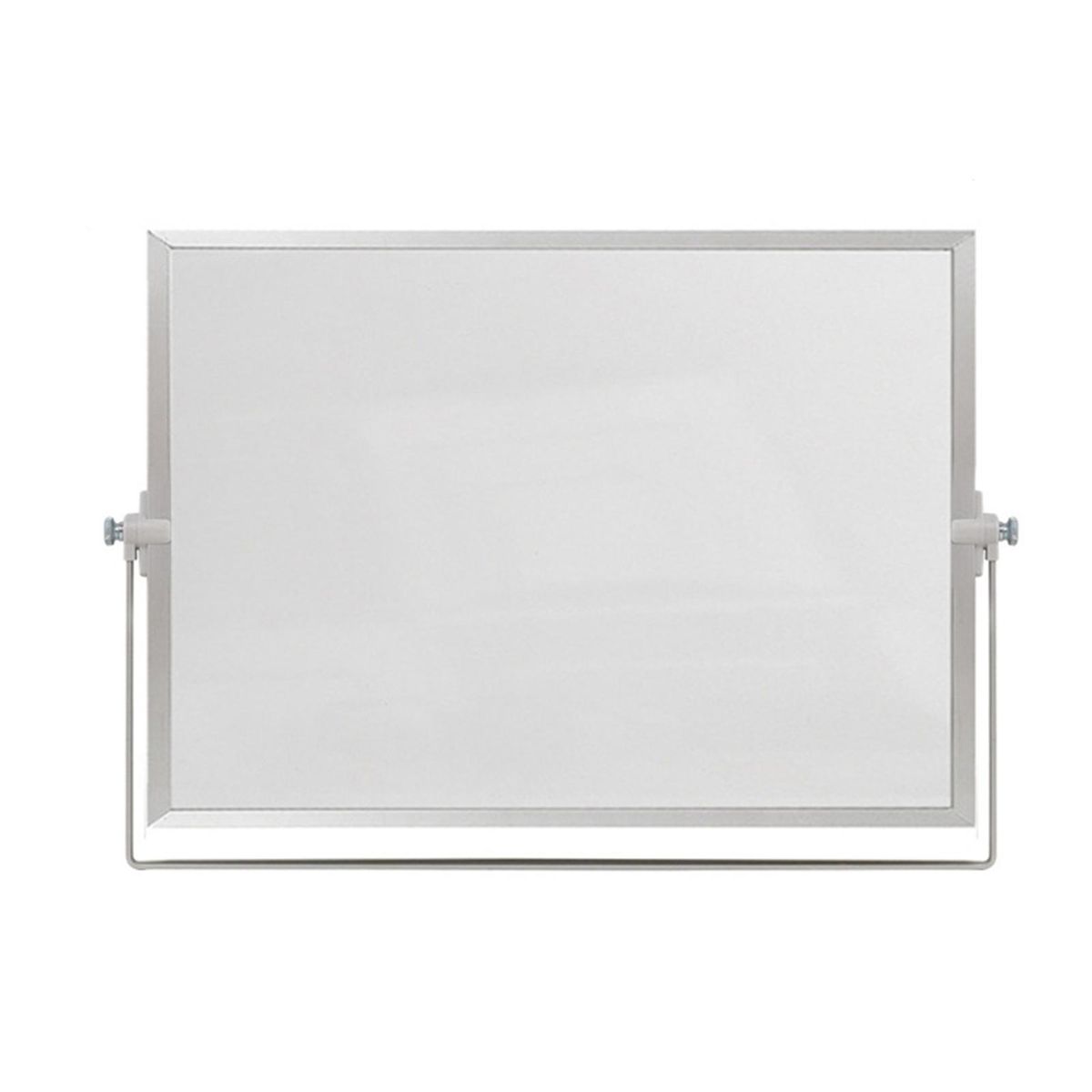 360-degree Lock Stand Whiteboard Portable Magnetic Whiteboard for Home Silver