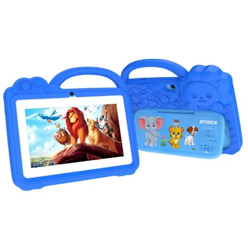 Q40 Kids Tablet - 7" - 256GB ROM - 8GB RAM - 5G WiFi - Android 13 - 4000mAh - Blue