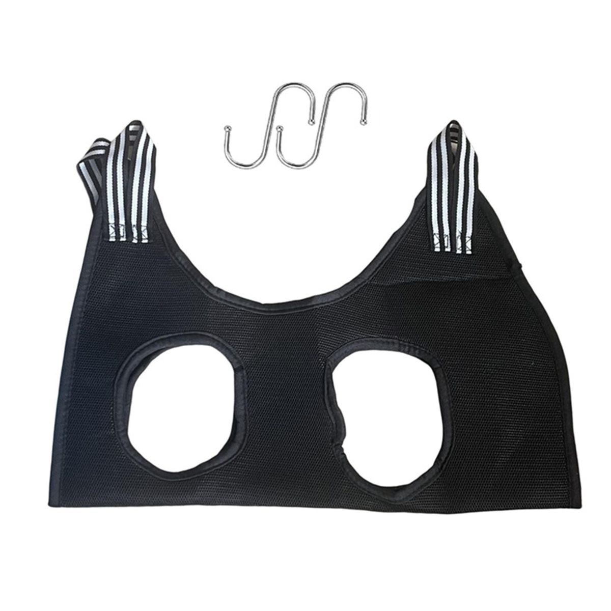 1 Set Pet Grooming Hammock Pet Beauty Trimming Restraint Bag Black