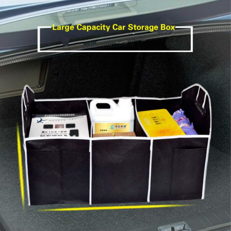 Folding Car Trunk Organizer Storage Bag Non-Woven Fabrics