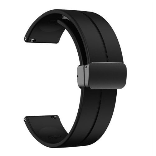 38mm/40mm/41mm Silicon Strap For Oraimo Samsung And Smartwatches - Black