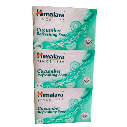 Cucumber Refreshing Soap - 125g X 6 Pcs