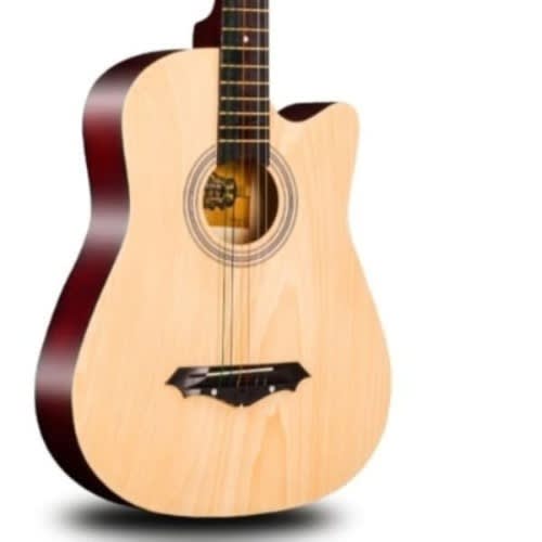 38" Natural Acoustic Guitar With Bag & Strap - Belt