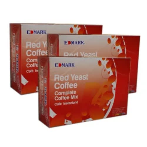 Red Yeast Coffee - 20 Satchets X 20g - Pack Of 3