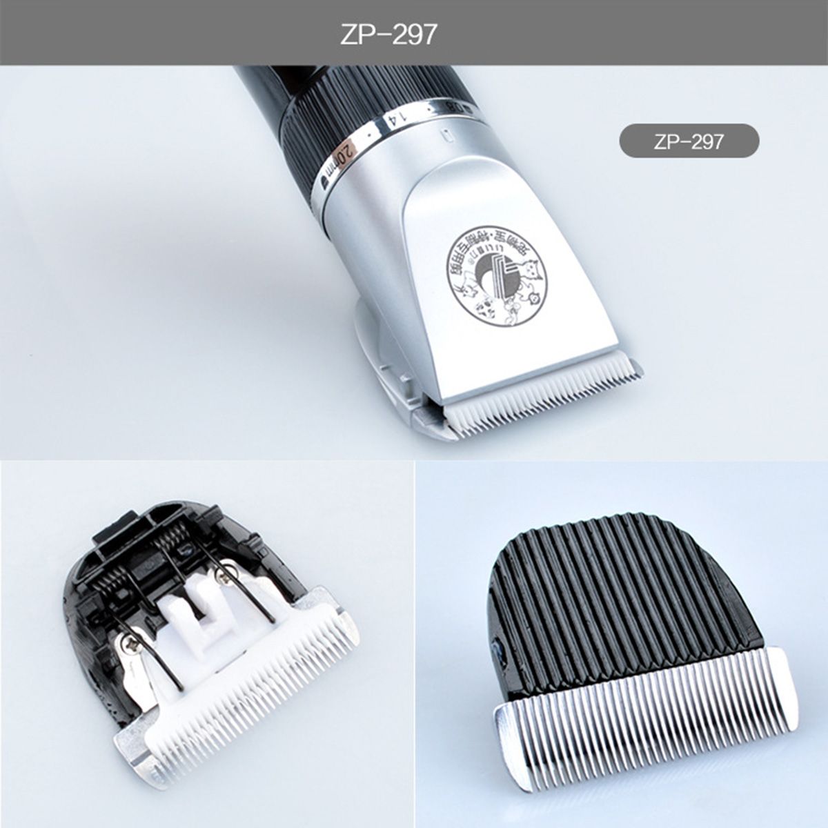 Electric Pet Dog Hair Trimmer Clipper Blade Head Animal Human Grooming Cutting Machine Accessories For LILI ZP-293 295-ZP297