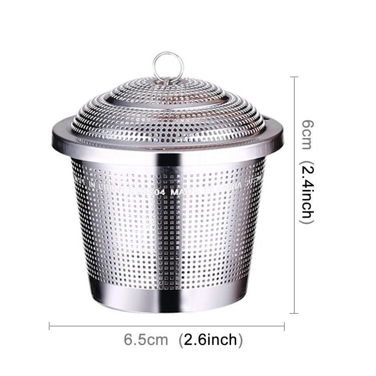 Stainless Steel Locking Spice Tea Strainer