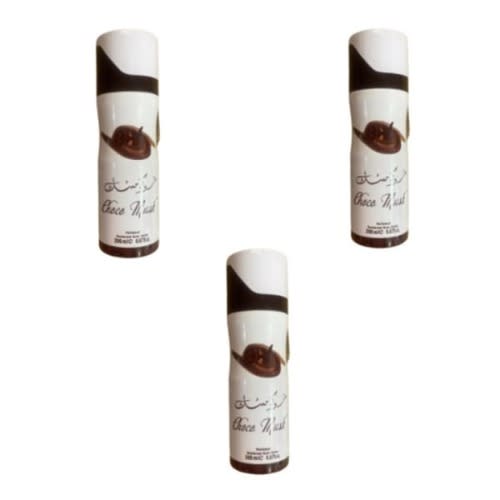 Choco Musk Deodorant Body Spray -200ml X 3 Pieces