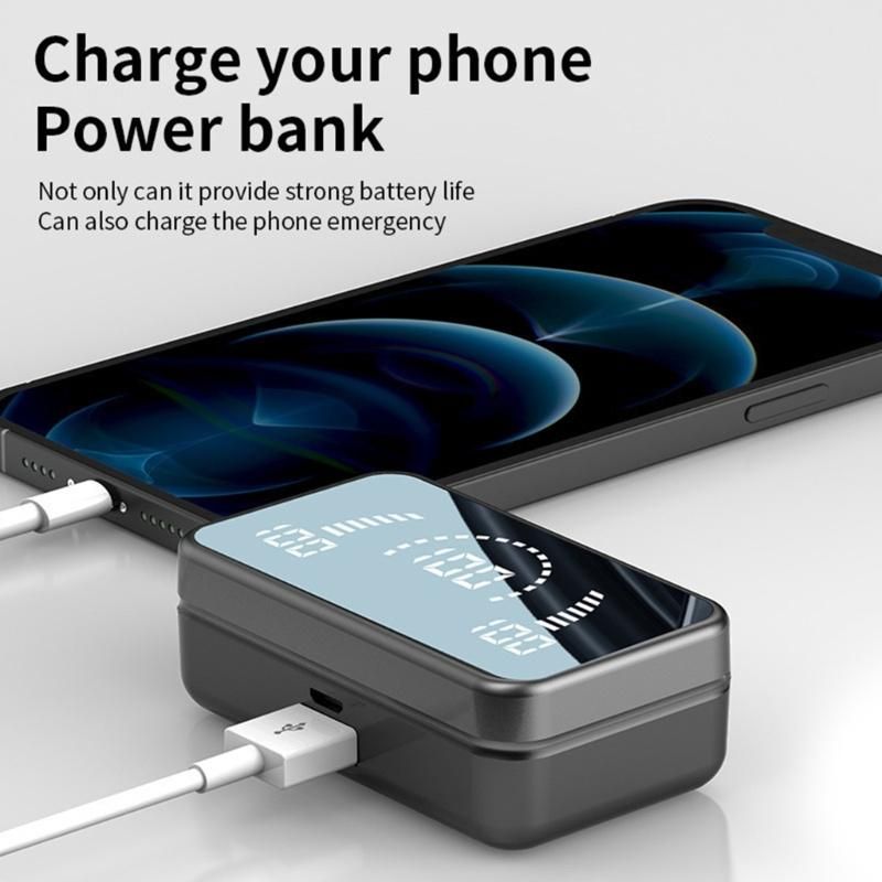 High Quality S20 Black Bluetooth Wireless Music Headphones LED Display Touch Headphones