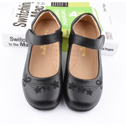 Older Girls Patent Leather Shoe- Black