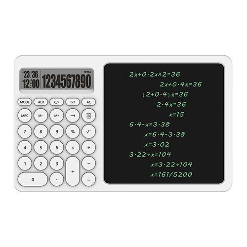 Calculator With Writing Tablet